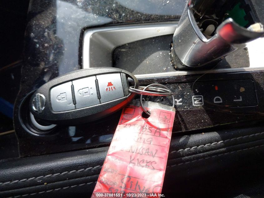 2019 NISSAN KICKS S/SR/SV - 3N1CP5CU1KL527560