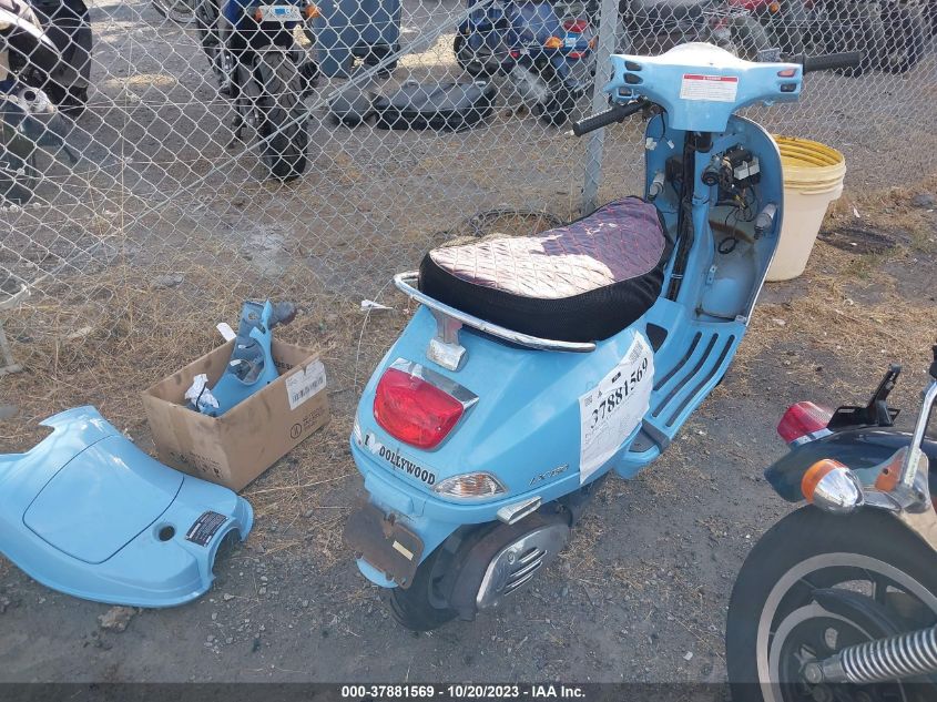 2009 VESPA LX 150 ZAPM448F495014391