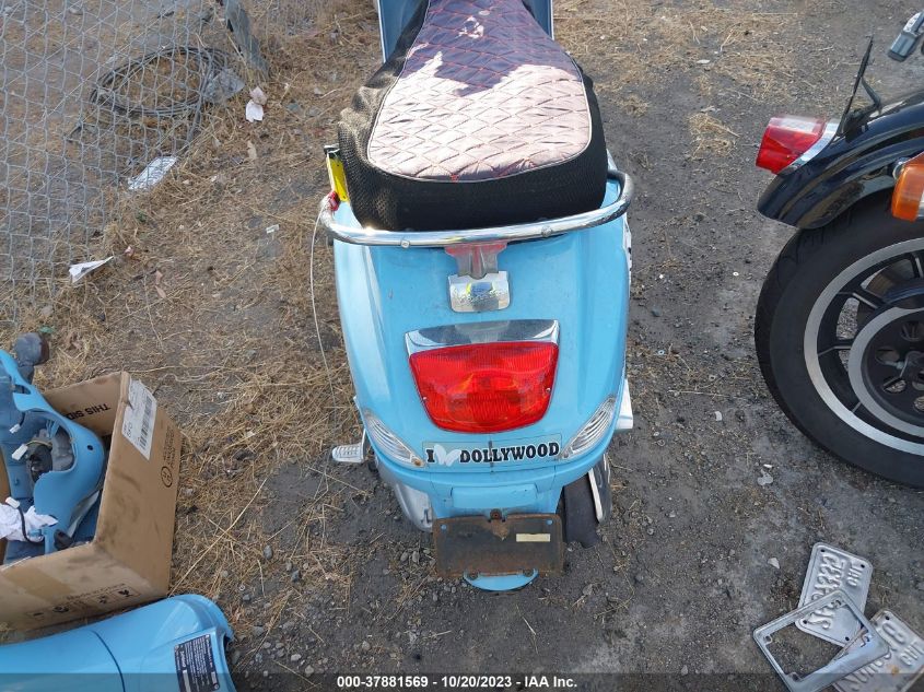 2009 VESPA LX 150 ZAPM448F495014391