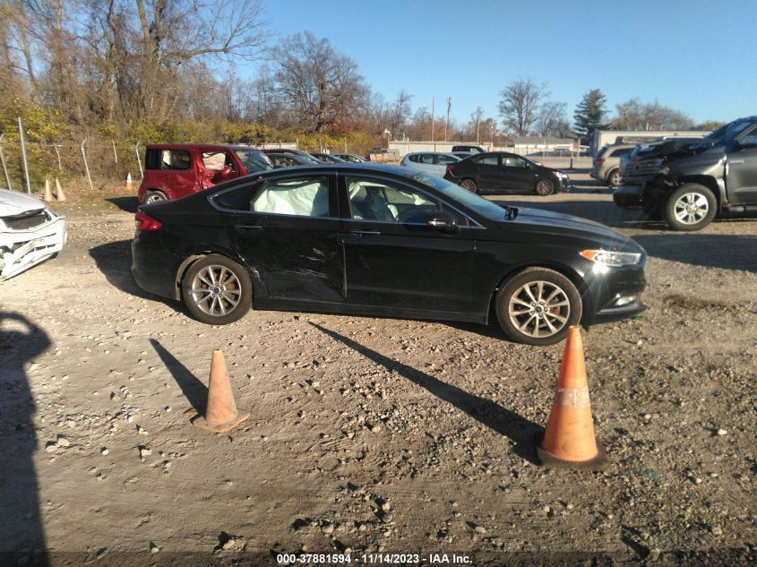 2017 FORD FUSION SE - 3FA6P0HD3HR177981