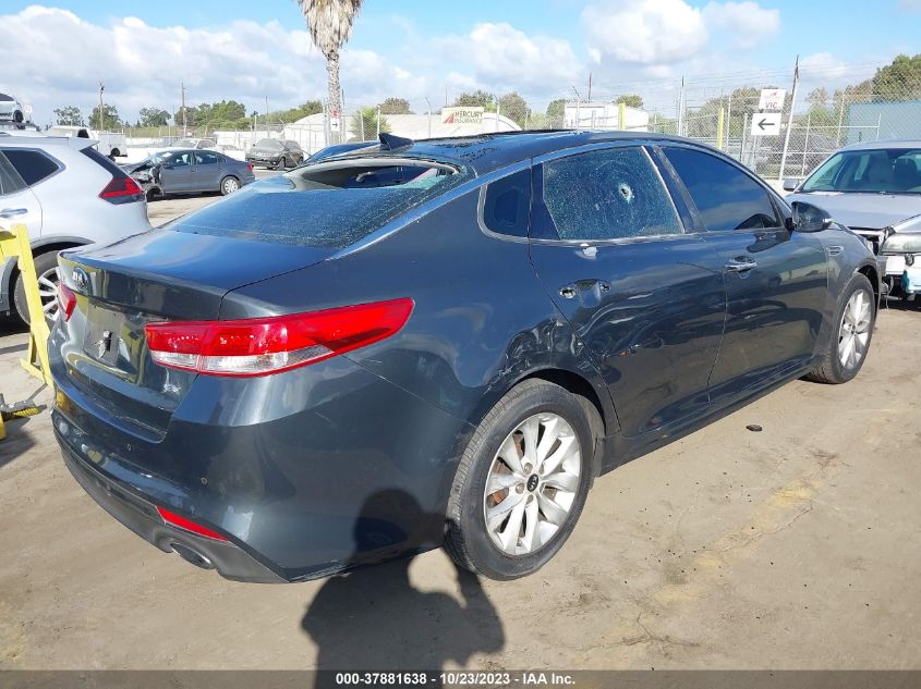 2016 KIA OPTIMA EX - 5XXGU4L34GG054152