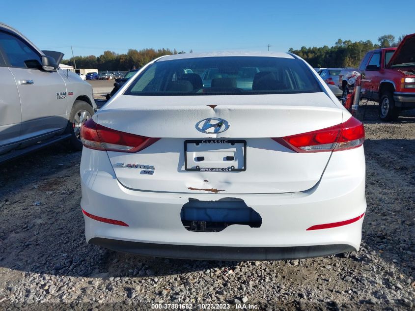 2018 HYUNDAI ELANTRA SE - 5NPD74LF0JH350561