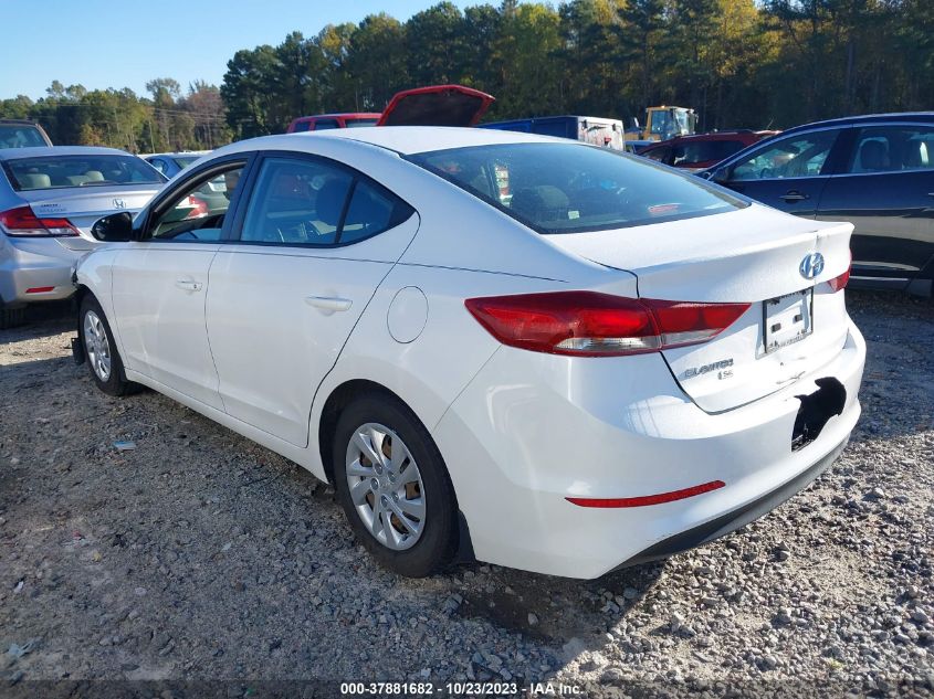 2018 HYUNDAI ELANTRA SE - 5NPD74LF0JH350561