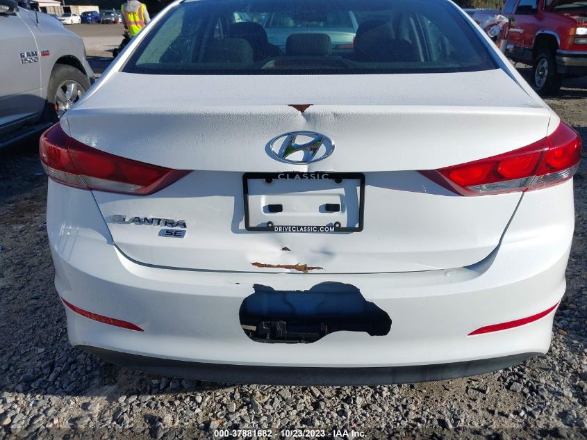 2018 HYUNDAI ELANTRA SE - 5NPD74LF0JH350561