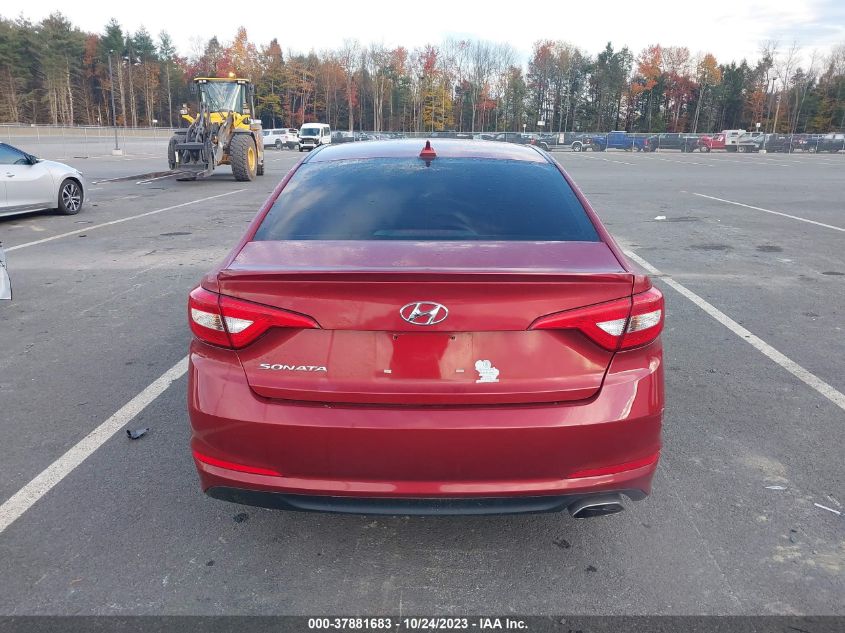 2015 HYUNDAI SONATA 2.4L SE - 5NPE24AF5FH073693