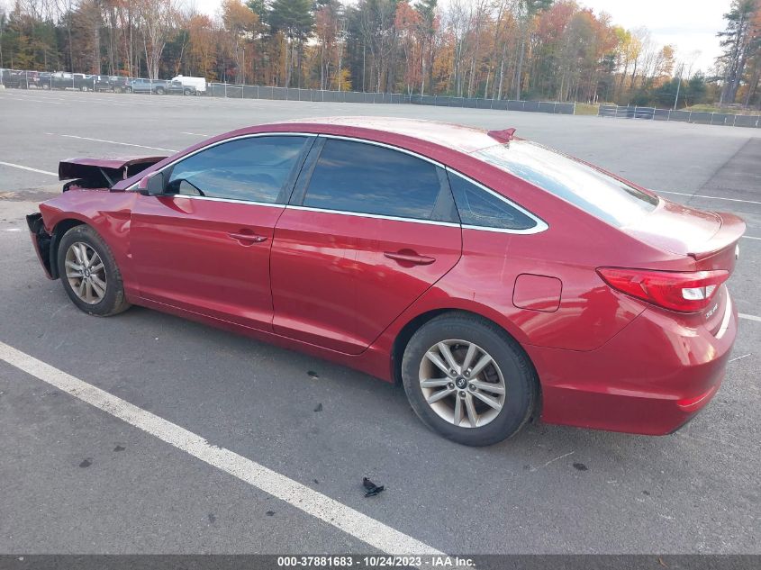 2015 HYUNDAI SONATA 2.4L SE - 5NPE24AF5FH073693