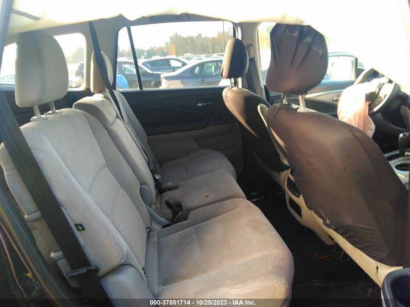 2016 HONDA PILOT EX - 5FNYF6H3XGB011926