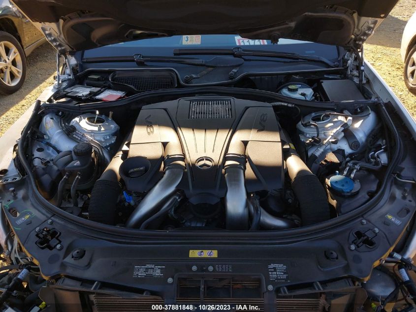 2013 MERCEDES-BENZ S-CLASS S 550 WDDNG7DB1DA515889