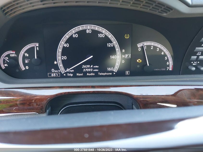 2013 MERCEDES-BENZ S-CLASS S 550 WDDNG7DB1DA515889