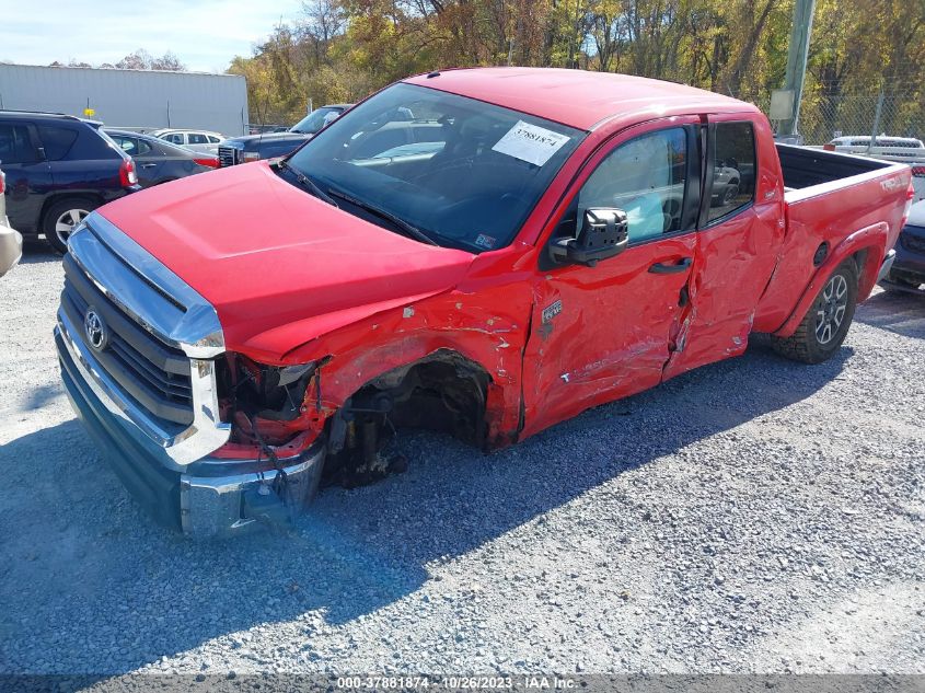 2014 TOYOTA TUNDRA 4WD TRUCK SR/SR5 - 5TFUW5F12EX341864