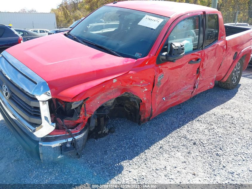 2014 TOYOTA TUNDRA 4WD TRUCK SR/SR5 - 5TFUW5F12EX341864