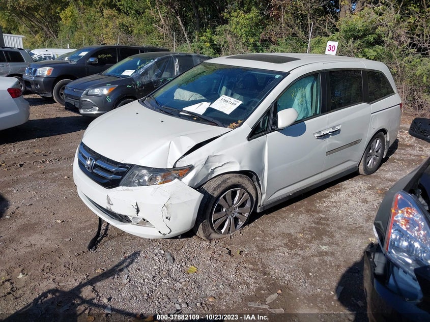 VIN 5FNRL5H67HB019890 2017 HONDA ODYSSEY EX-L