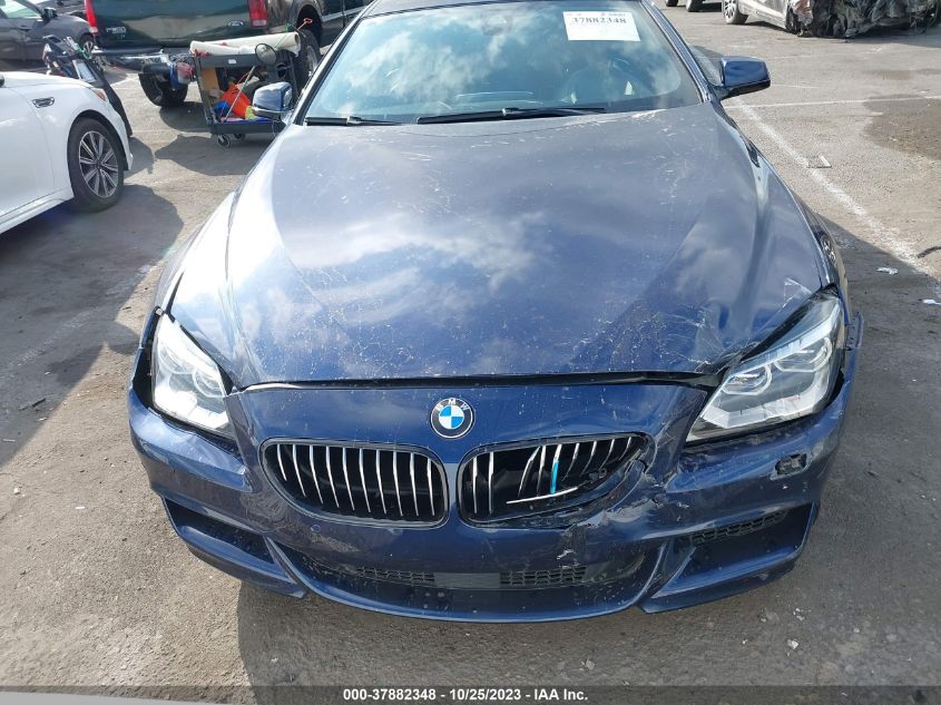 2014 BMW 650I GRAN COUPE WBA6B2C54ED129265