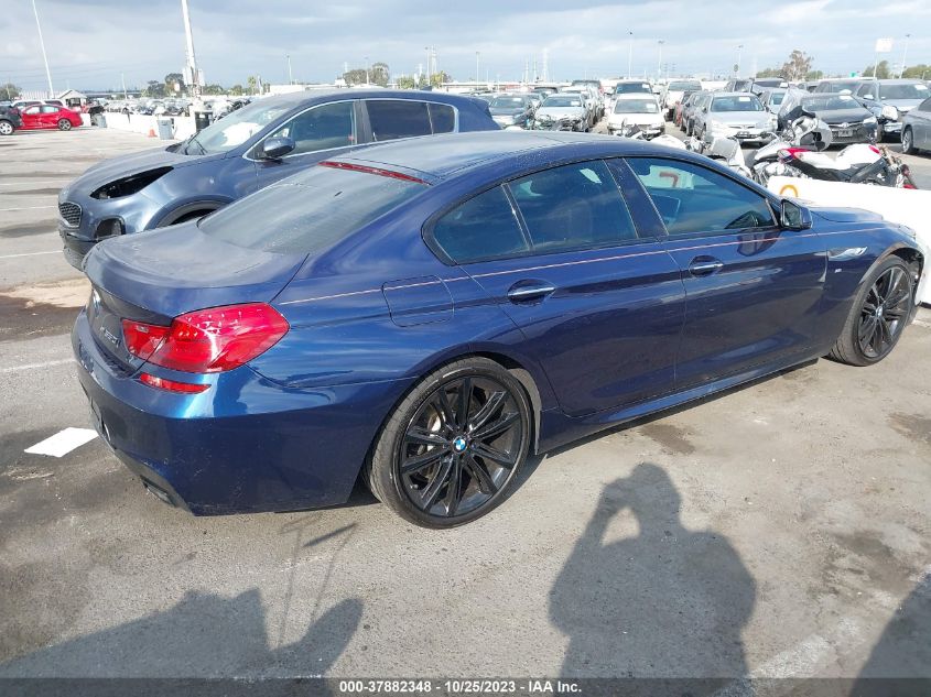 2014 BMW 650I GRAN COUPE WBA6B2C54ED129265