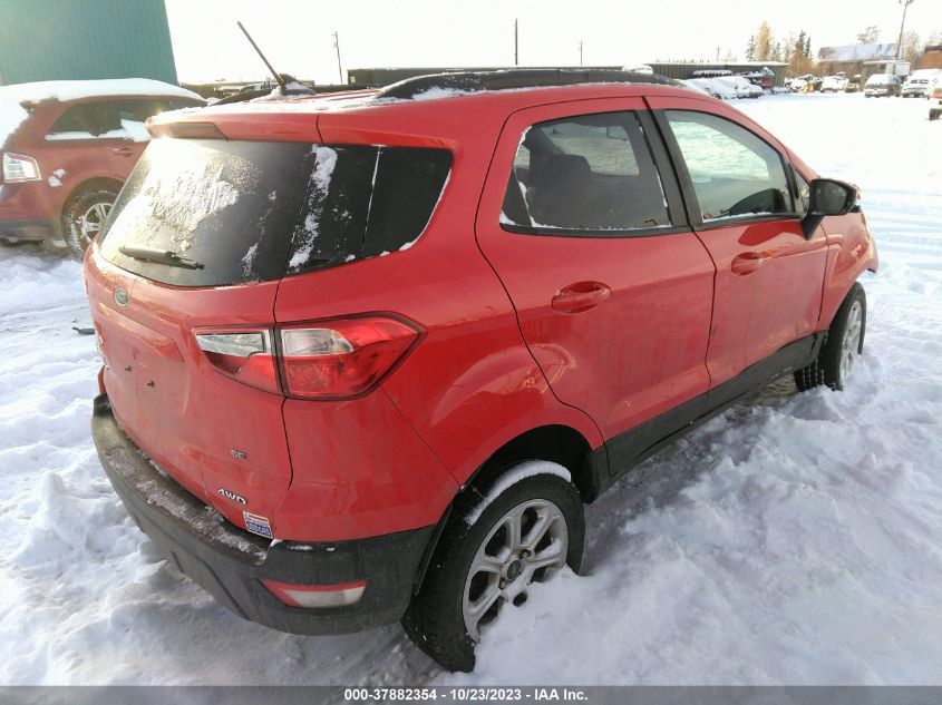 2019 FORD ECOSPORT SE - MAJ6S3GL6KC279029