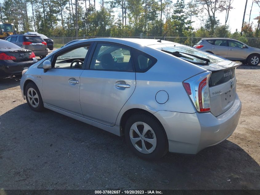 2013 TOYOTA PRIUS ONE/TWO/THREE/FOUR/FIVE - JTDKN3DU6D5652381