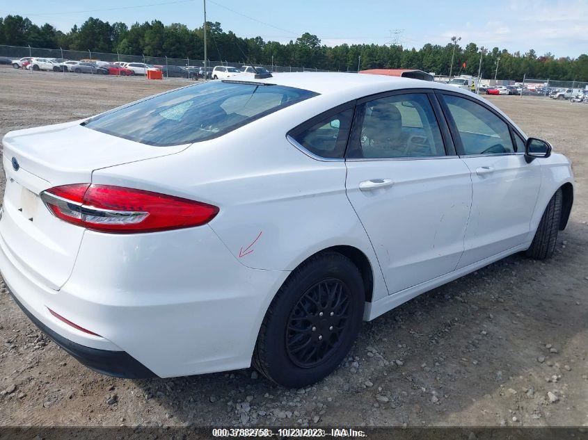 VIN 3FA6P0G76KR160661 2019 FORD FUSION S