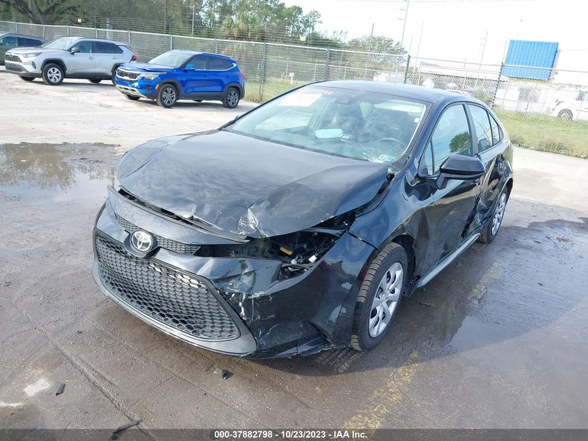 VIN 5YFEPMAEXMP220583 2021 TOYOTA COROLLA LE