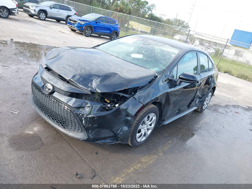 VIN 5YFEPMAEXMP220583 2021 TOYOTA COROLLA LE