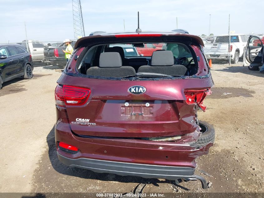 2019 KIA SORENTO S V6 - 5XYPG4A58KG609281