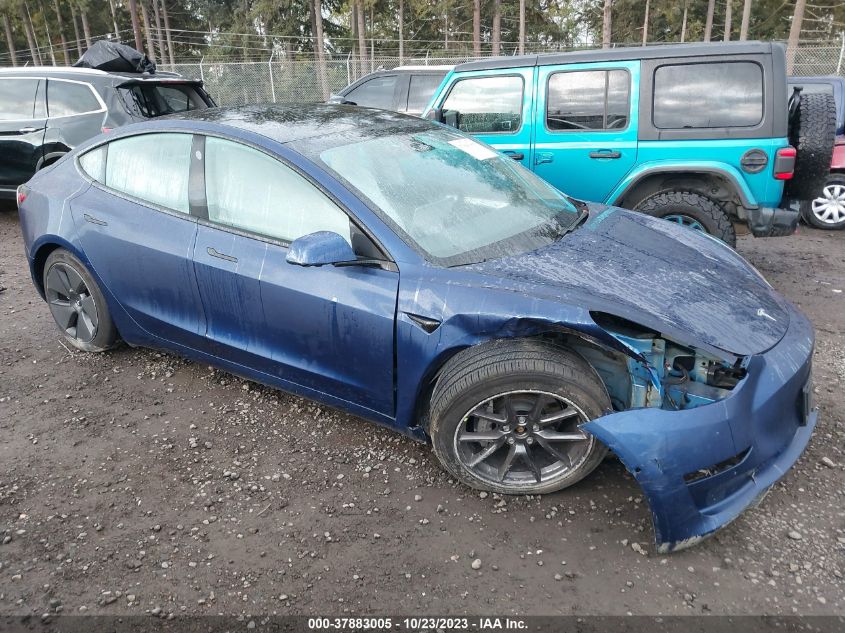 2021 TESLA MODEL 3 LONG RANGE - 5YJ3E1EB9MF068724