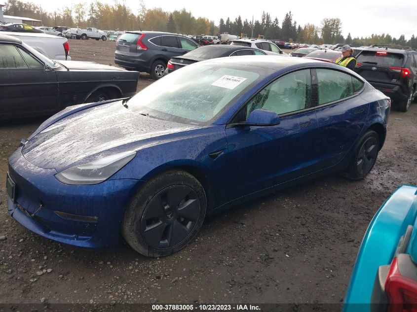 2021 TESLA MODEL 3 LONG RANGE - 5YJ3E1EB9MF068724