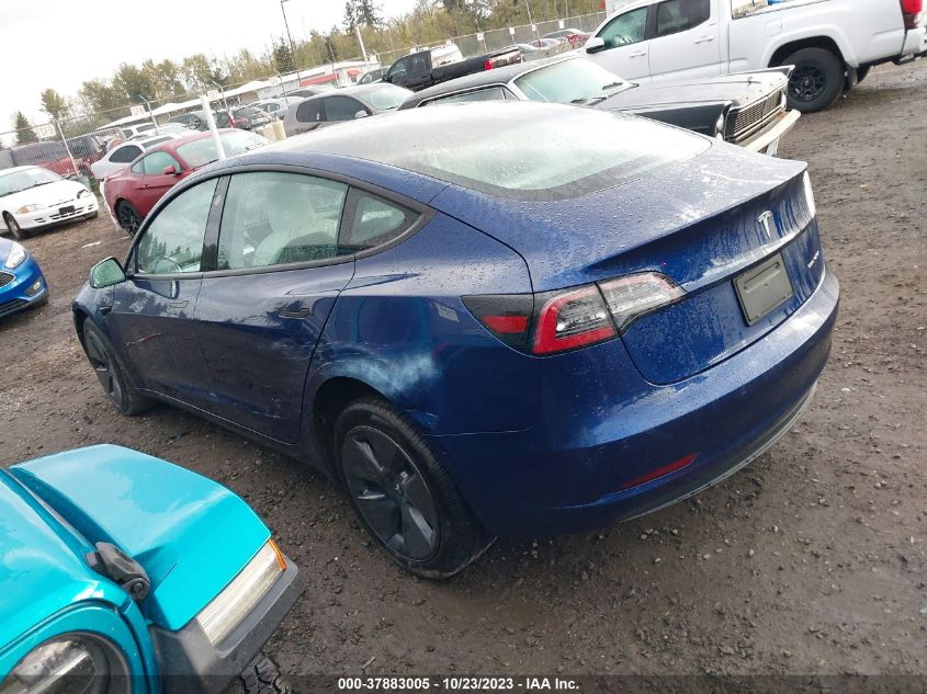 2021 TESLA MODEL 3 LONG RANGE - 5YJ3E1EB9MF068724