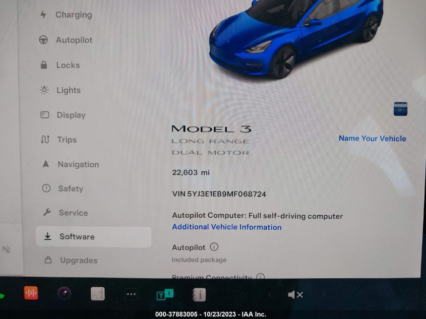 2021 TESLA MODEL 3 LONG RANGE - 5YJ3E1EB9MF068724