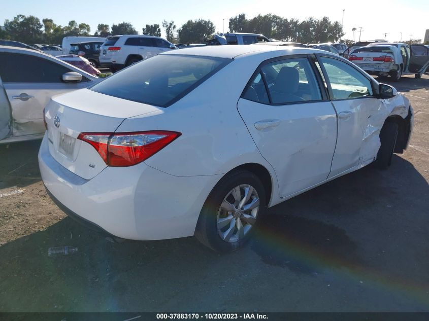 2015 TOYOTA COROLLA L/LE/S/S PLUS/LE PLUS - 5YFBURHE2FP291262