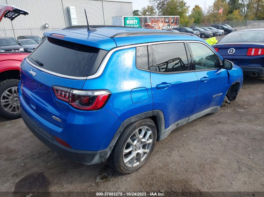 VIN 3C4NJDFB0NT209185 2022 JEEP COMPASS LATITUDE LUX