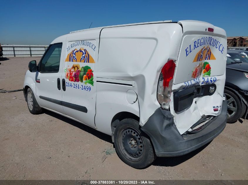 2015 RAM PROMASTER CITY CARGO VAN TRADESMAN ZFBERFAT4F6A46532