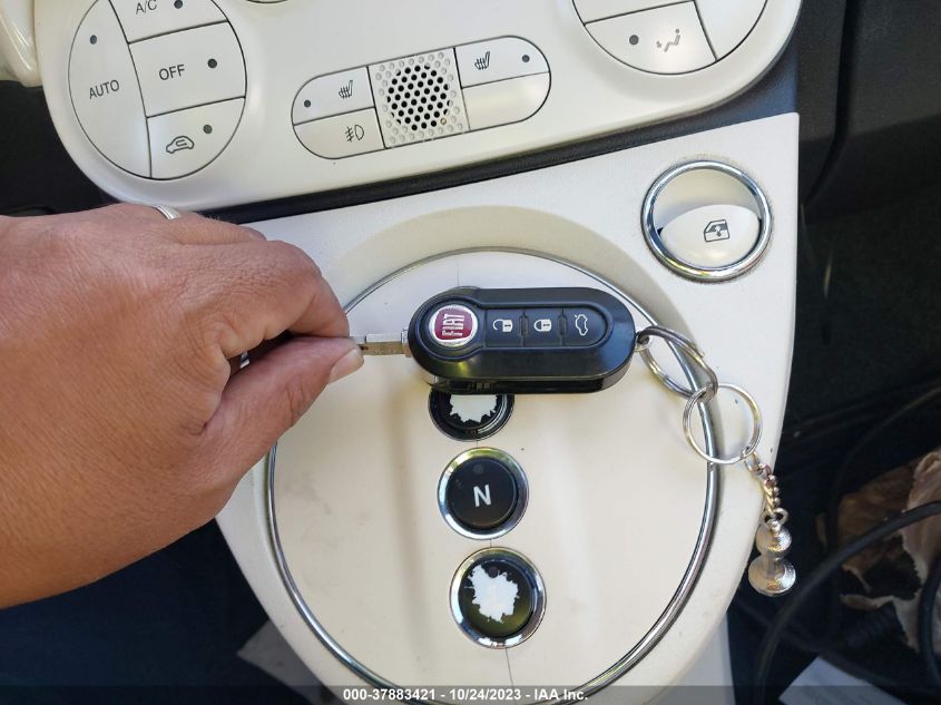 2013 FIAT 500E BATTERY ELECTRIC - 3C3CFFGE8DT740554