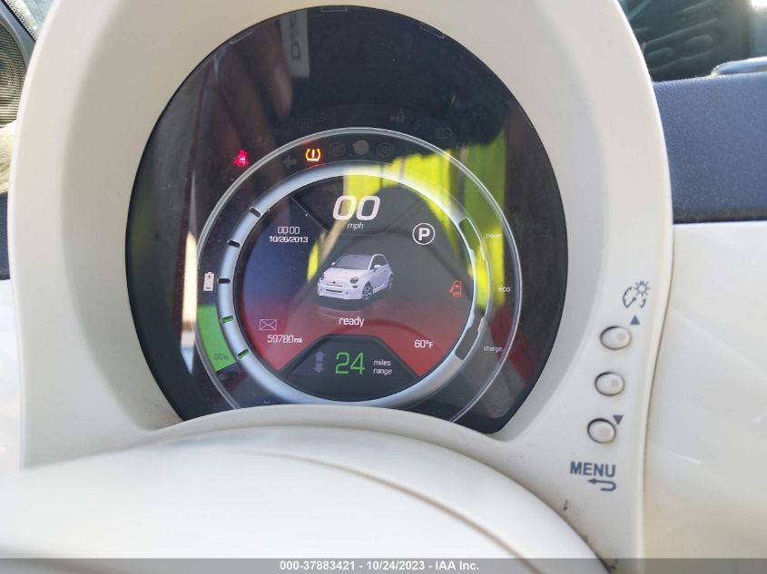 2013 FIAT 500E BATTERY ELECTRIC - 3C3CFFGE8DT740554