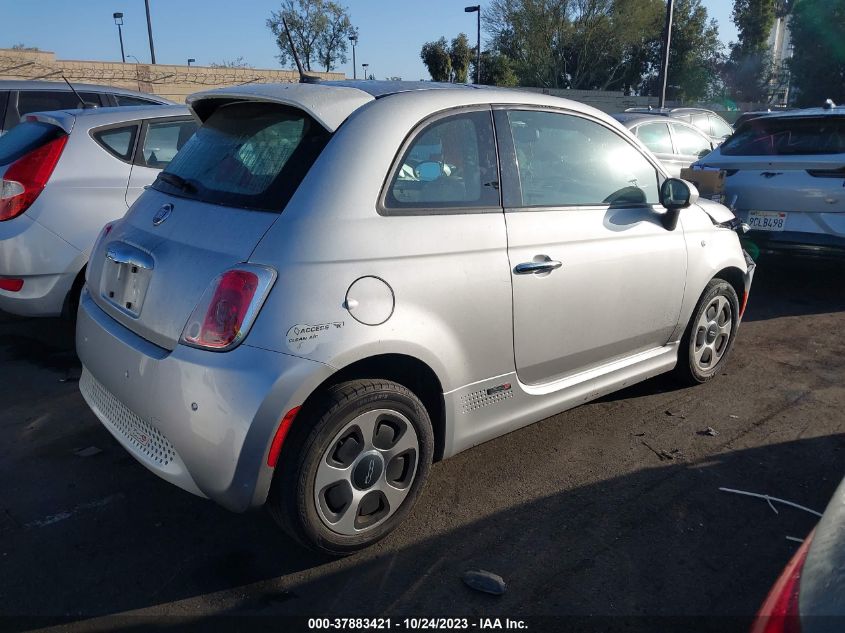 2013 FIAT 500E BATTERY ELECTRIC - 3C3CFFGE8DT740554