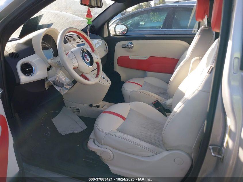 2013 FIAT 500E BATTERY ELECTRIC - 3C3CFFGE8DT740554