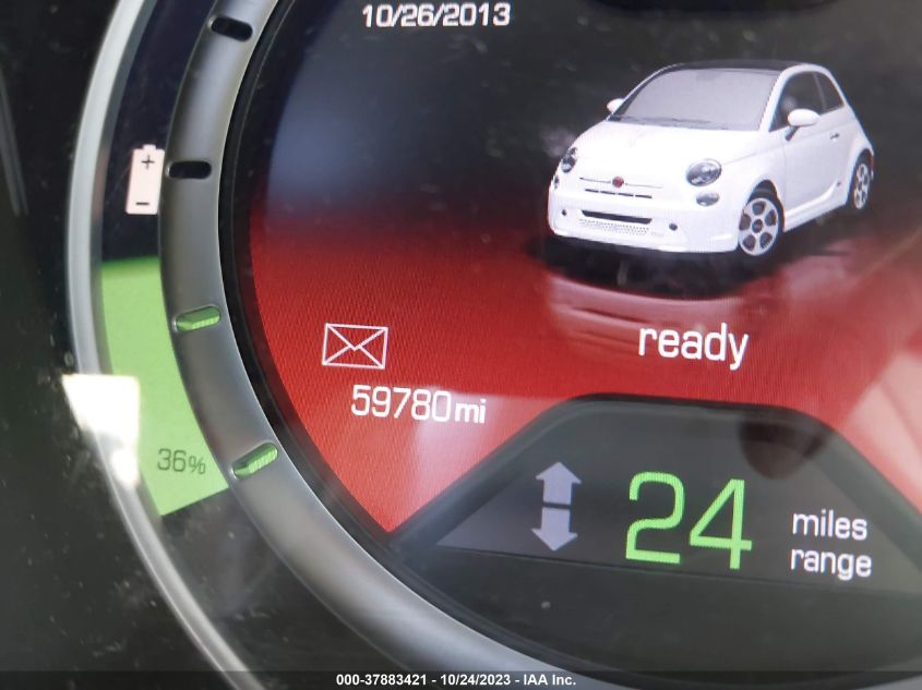 2013 FIAT 500E BATTERY ELECTRIC - 3C3CFFGE8DT740554