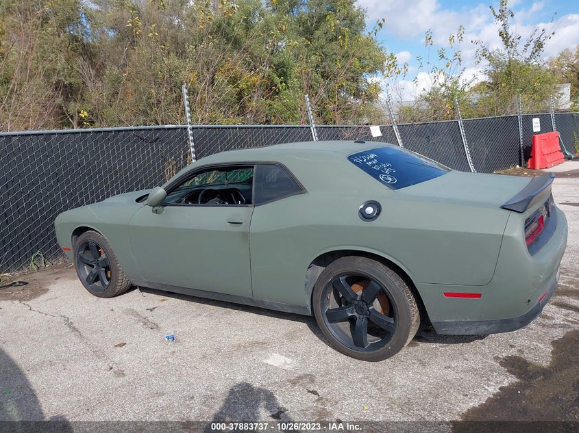 VIN 2C3CDZAG6JH171841 2018 DODGE CHALLENGER SXT