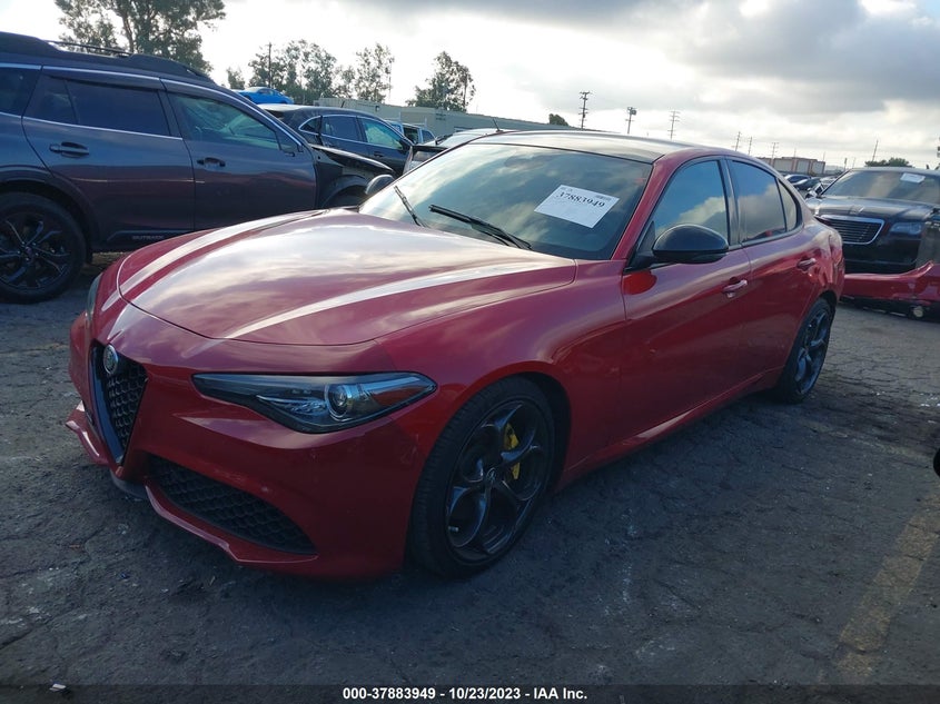 VIN ZARFAMBNXL7635137 2020 ALFA ROMEO GIULIA TI