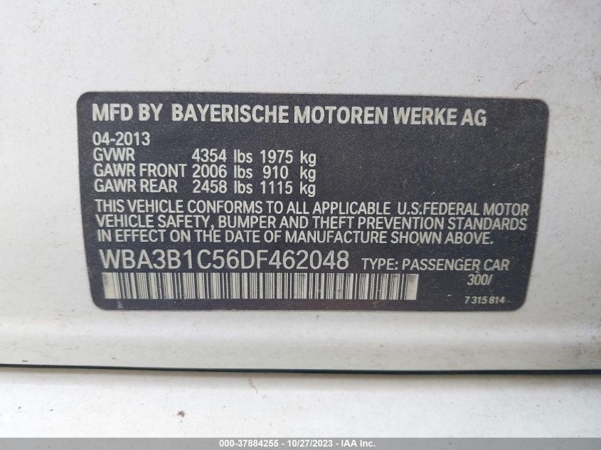2013 BMW 320I - WBA3B1C56DF462048