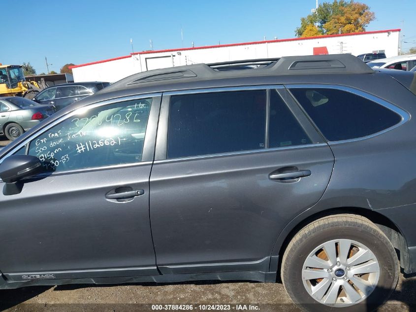 2019 SUBARU OUTBACK 2.5I PREMIUM - 4S4BSAFC5K3304996