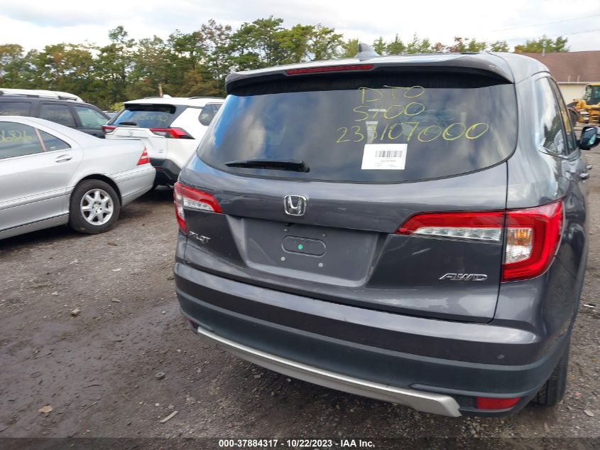 2021 HONDA PILOT EX-L - 5FNYF6H50MB028473