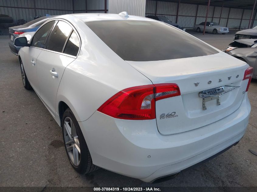 2015 VOLVO S60 PREMIER+ - YV140MFC8F1318925