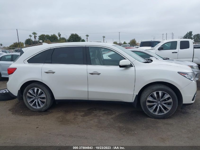 2014 ACURA MDX TECH PKG - 5FRYD4H42EB008694
