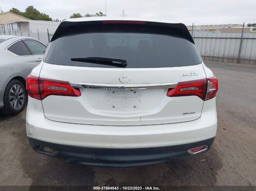2014 ACURA MDX TECH PKG - 5FRYD4H42EB008694