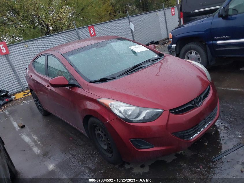 2013 HYUNDAI ELANTRA GLS PZEV - 5NPDH4AE6DH333145