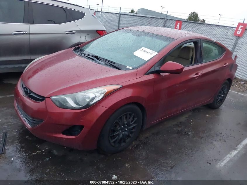 2013 HYUNDAI ELANTRA GLS PZEV - 5NPDH4AE6DH333145
