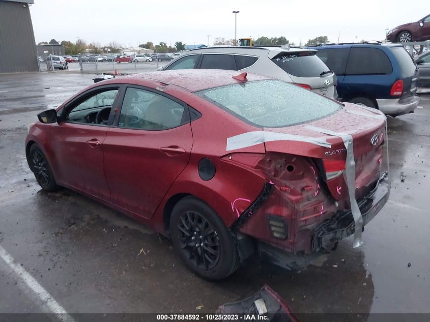 2013 HYUNDAI ELANTRA GLS PZEV - 5NPDH4AE6DH333145