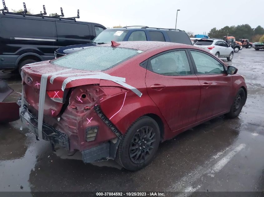 2013 HYUNDAI ELANTRA GLS PZEV - 5NPDH4AE6DH333145