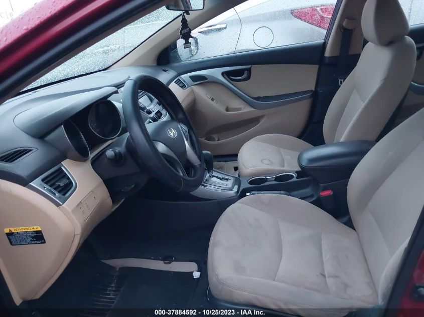 2013 HYUNDAI ELANTRA GLS PZEV - 5NPDH4AE6DH333145