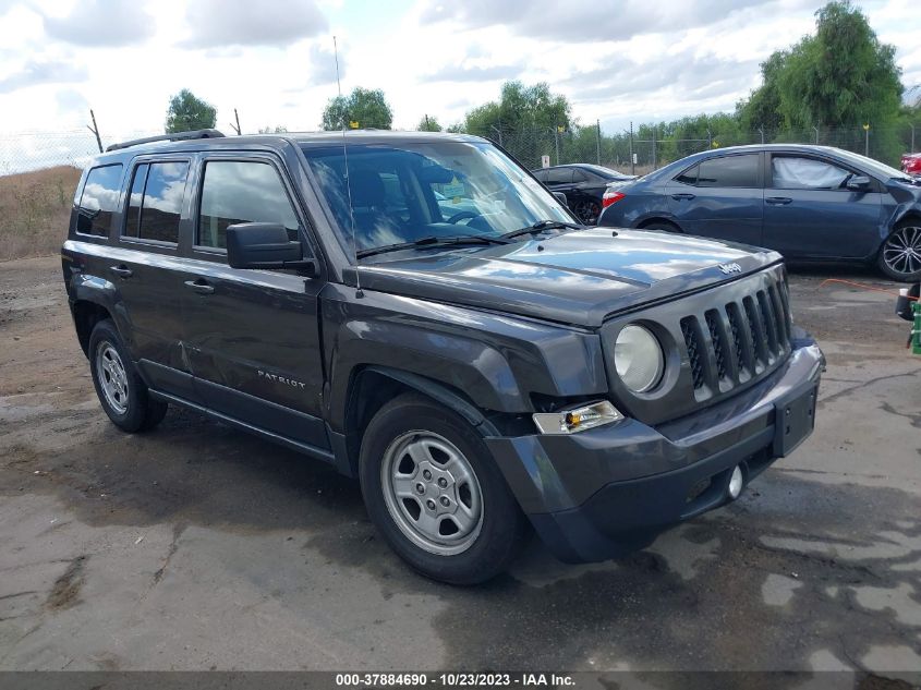 2014 JEEP PATRIOT SPORT - 1C4NJPBB7ED850587